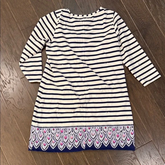 Lilly Pulitzer Navy and White Striped Mini Dress - Picture 5 of 5